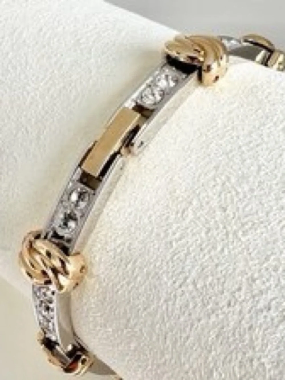 Gold & Silver Women's Bracelet Watch - Elegant Two-Tone Design
